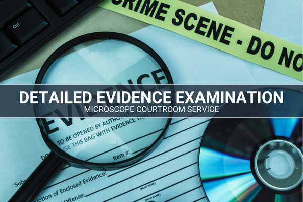 Evidence Examination Animation Detailed Evidence Examination