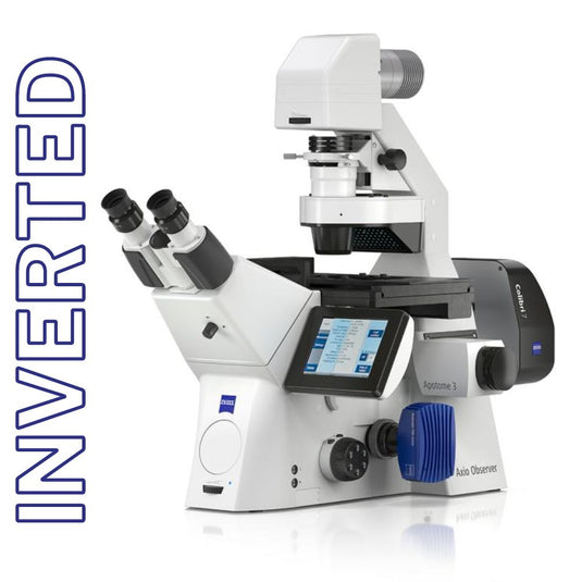 Inverted microscopes are used for higher magnifications than ...